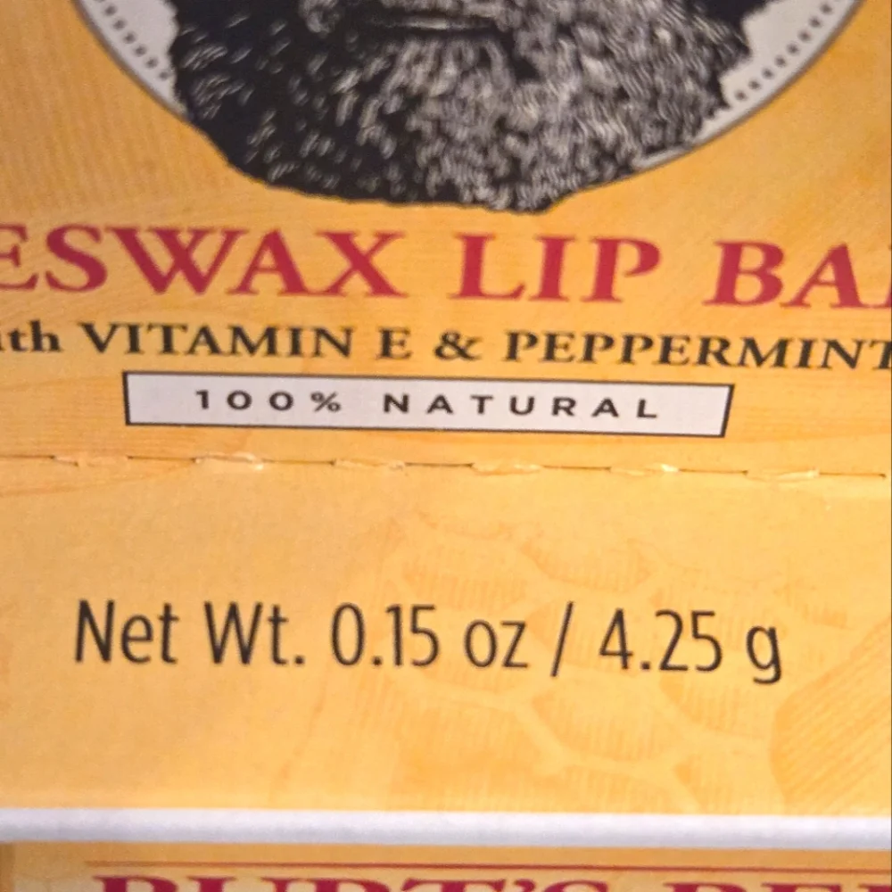Burt's Bees NWT 4 Piece Skin Care Bundle Hand Salve & Variety of 3 Lip Balms NEW